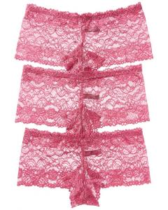 Трусы House of Desire 3pk Caitlin Floral Lace Cheeky House Of Desire, фиолетовый