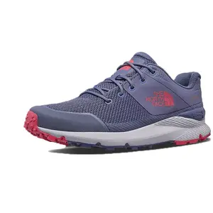 THE NORTH FACE Женские противоскользящие треккинговые кеды серо-розовые, цвет Gray/Pink