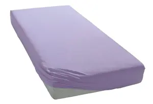 Простыня Вellana "Mako-Jersey" хлопковая 180-200х200 см, цвет lavendel