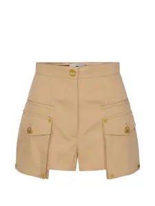 Шорты с накладными карманами Elisabetta Franchi, нейтральный