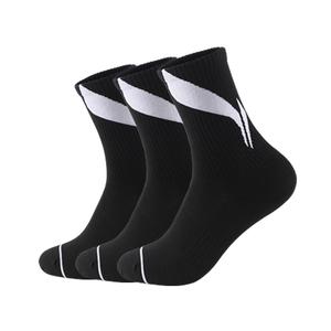 Комплект унисекс носков до середины икры LINING, Black[3 Pack]