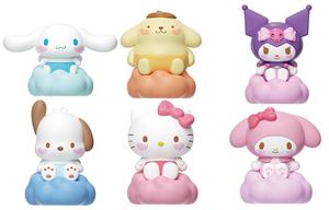 Sanrio, Angel Baby Collection, Adorable Bean Beans Mystery Boxes Single Mystery Bag/Full Box 18 Pcs MOETCH, confirmed style-regular edition 6 pcs (open packaging)