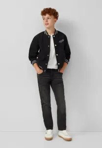 Бомбер college с контрастными деталями S.Oliver, Schwarz