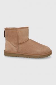 Мужские ботинки Ugg зимние замшевые, коричневый