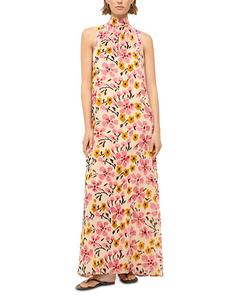 Платье Олби STAUD, мультиколор