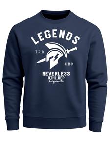 Neverless Свитшот 'Legends' в цвете Navy