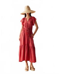 Платье миди Cora в цвете Sasha Punch Omika, Sasha Punch