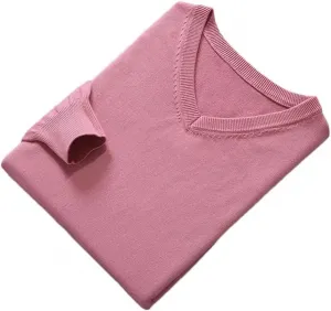 Мужской свитер из кашемира с V-образным вырезом