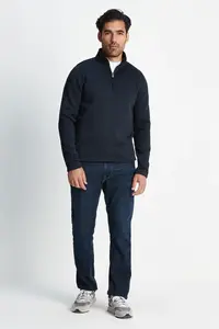 Флисовый футляр с молнией в четверть размера 'Pearson' Knitlook TOG24, синий