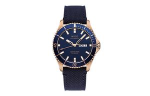 MIDO Часы Men's Leader Submariner Watch, Blue Black Watch Dial