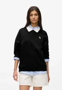 Толстовка с воротником ikon Karl Lagerfeld, Black