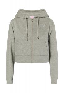 Толстовка myMo Zip Hoodie Cropped, цвет Grau Melange