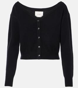 Кардиган из кашемира Beata с открытыми плечами Lisa Yang, черный