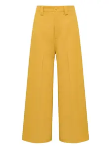 Брюки с застежкой на пуговицах MALIPARMI, желтый