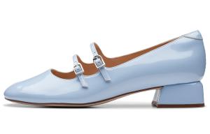 Clarks Туфли Мэри Джейн на массивном каблуке, синие женские