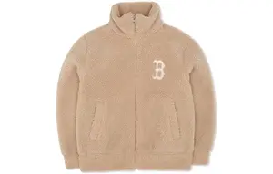 Куртка унисекс абрикосово-кремовая Mlb