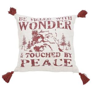 Чехол на подушку done. Wonder, 45x1x45 см цвет red/beige