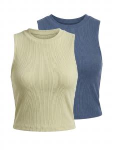 Studioselect Топ 'Sanja' в цвете Smoke Blue, Pastel Green