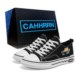 CAHHRRN Мужские низкие кеды из холста черные, цвет Black