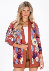 Кардиган usha Cardigan, Blue Multicolor/Multi-Coloured
