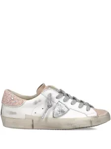 Кроссовки PRSX с блестками Philippe Model Paris, белый