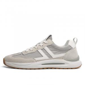 BOLE Амортизирующие износостойкие низкие кеды мужские белый красный синий, цвет White Red Blue