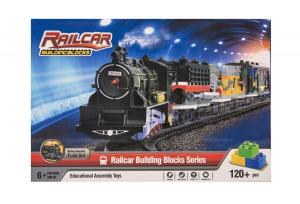 Конструкторы, большой поезд из 120 элементов, свет и звук. Inna marka