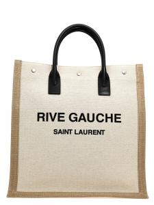 Шоппер «Rive Gauche North/South» SAINT LAURENT, белый/черный
