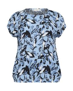 Рубашка KAFFE CURVE KCAmi, небесно-голубой