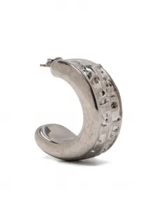 Серьги с логотипом Jean Paul Gaultier, серебяный