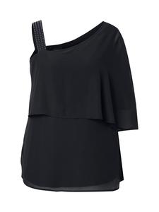 Блузка Ulla Popken, черный
