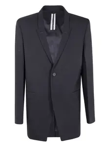 Однобортный пиджак Rick Owens, черный