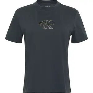 Футболка с коротким рукавом Calvin Klein Jeans Classic Foil Monologo, серый