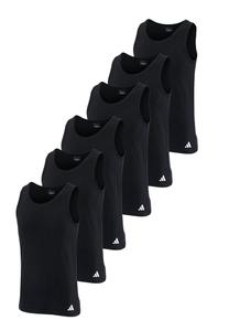 Мужская майка-топ adidas, спортивная, хлопковая, 6 шт.