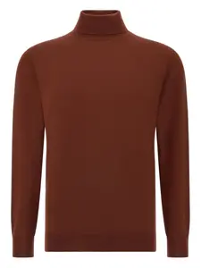 Джемпер с воротником поло из мериносовой шерсти Boggi Milano