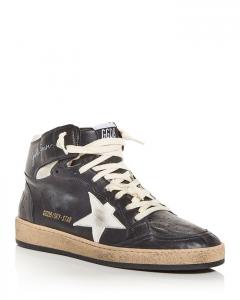 Мужские высокие кеды Golden Goose Sky Star, черный