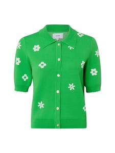 NÜMPH Свитер 'NUMargitta' в зеленом цвете