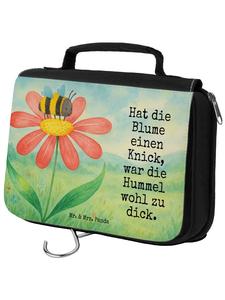 Mr. & Mrs. Panda Косметичка с изображением шмеля и надписью белого цвета