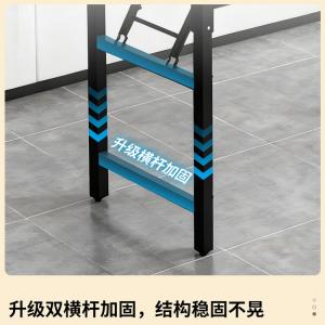 Стол компьютерный складной Yiman 80x40 см черный, двухслойный с двойными перекладинами, для офиса и учебы