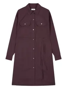 Платье-рубашка в стиле милитари Studio Tomboy, красный