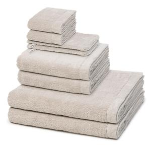 Набор полотенцев Cawoe, 50x100 см, бежевый