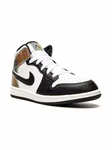Кроссовки Jordan 1 Mid SE Jordan Kids, белый