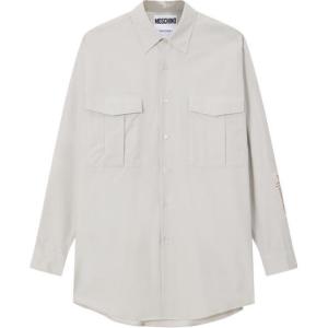 Футболка мужская серая MOSCHINO