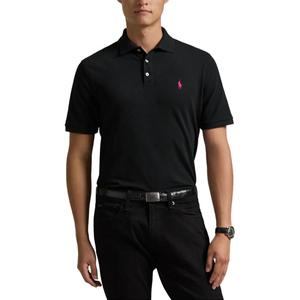 Поло пони хлопковая поло Polo Ralph Lauren, черный
