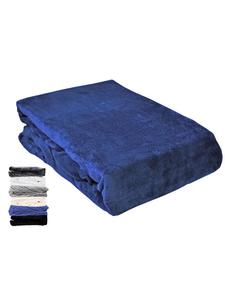 Jack Простыня из микрофибры Teddy Fluff Cashmere Touch синего цвета