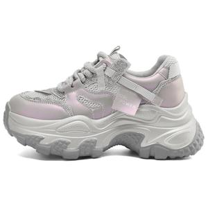 Дышащие, нескользящие и износостойкие кроссовки средней высоты на массивной подошве для женщин DAPHNE, Purple