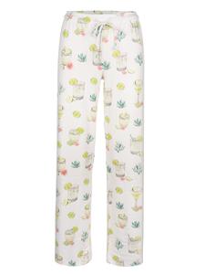 Пижамные штаны PJ Salvage Limes & Sunshine, от белого