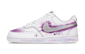 Court Vision 1 Jingxin Manufacturing, Unbounded Abrasion Resistant Balance Low top Skateboard Shoes Unisex Nike, белый