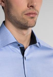 MODERN FIT Pinpoint Kurzarmhemd Eterna, Рубашка синий