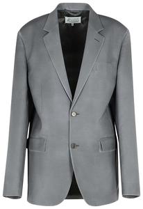 Однобортный блейзер Maison Margiela, серый